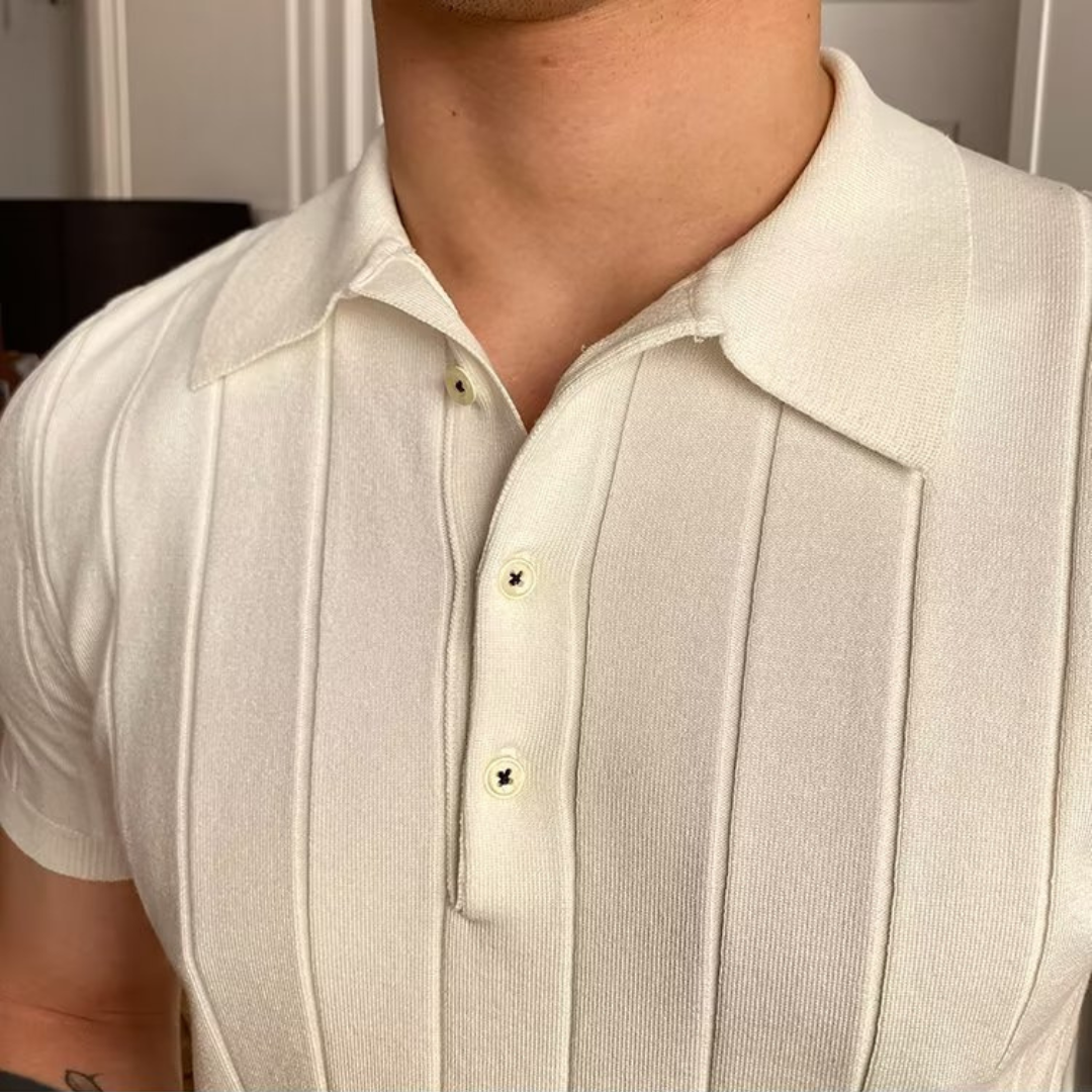 M&M™ Cannes Fitilli Pamuklu Polo